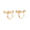 316 Surgical Stainless Steel Clip-on Earring Findings LS-STAS-H240-45G-1