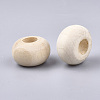 Unfinished Wood Beads WOOD-S053-03-2