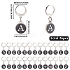 26Pcs Alloy Enamel Pendant Locking Stitch Markers HJEW-SC00136-2