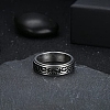 Rotatable Titanium Steel Finger Rings PW-WGFD7F6-02-2