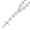 Brass Micro Pave Clear Cubic Zirconia & Plastic Pearl Pendant Necklaces NJEW-H028-03P-1