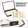 Wooden Badge Presentation Boxes CON-WH0094-40-5