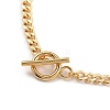 Brass Curb Chain Necklaces NJEW-JN02974-3