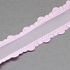 Polyester Lace Organza Ribbon ORIB-S032-04-1