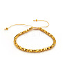 Handmade Non-magnetic Hematite
Braided Bead Bracelets LS-ZC8067-1-1