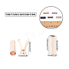 Alloy Aglets for Shoelaces PALLOY-PH0013-40-WH-2
