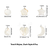 SUNNYCLUE Natural Freshwater Shell Pendants SHEL-SC0001-07-2