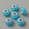 Crackle Resin European Beads FIND-CJC0010-38B-1