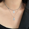 30Pcs 6 Styles Religion Tibetan Style Alloy Pendants FIND-FS0005-01-7