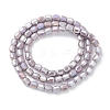 Electroplate Glass Beads Strands EGLA-K015-08H-2
