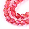 Baking Paint Transparent Glass Beads X1-DGLA-A035-T6mm-A02-4