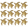 12Pcs Turtle Alloy Lapel Pinks for Backpack Clothes JEWB-CA0001-88AG-1