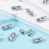 12Sets 304 Stainless Steel Screw Clasps STAS-BBC0009-43-7