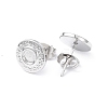 Non-Tarnish 304 Stainless Steel Stud Earring Finding X-EJEW-I285-28P-2
