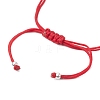 Nylon Braided Bead Bracelets for Women Men BJEW-JB11312-03-4