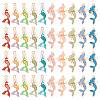 AHADERMAKER 80Pcs 10 Styles Alloy Enamel Pendants ENAM-GA0001-09-1