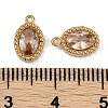Ion Plating(IP) 304 Stainless Steel Micro Pave Cubic Zirconia Charms STAS-K256-19G-02-3