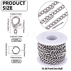 1Roll Aluminium Curb Chains CHA-BM0001-05P-2