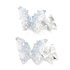 Natural Crystal Quartz Butterfly Links KK-B102-15S-1