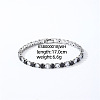 Brass Micro Pave Cubic Zirconia Slider Bracelets for Woman AW4162-3-1