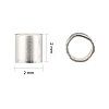 Brass Crimp Beads LS-X-KK-R077-2mm-S-3