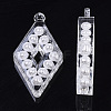 Transparent Acrylic Pendants TACR-R146-007-3