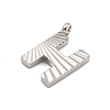 304 Stainless Steel Charms STAS-G345-01P-H-2