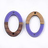 Resin & Walnut Wood Links connectors LS-RESI-S367-08D-2