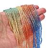 Transparent Painted Glass Beads Strands LS-DGLA-A034-T2mm-A02-2