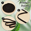 2M Flat Satin Ribbons LS-OCOR-WH0078-86A-3