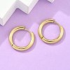 Ion Plating(IP) 304 Stainless Steel Huggie Hoop Earrings EJEW-F111-20mm-G-4