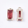 Transparent Glass Charms X-GLAA-T007-13D-2