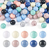 Beadthoven 100Pcs 10 Colors Opaque Acrylic Beads MACR-BT0001-06-9