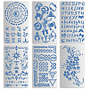 BENECREAT 6 Style Steel Cutting Dies Stencils DIY-BC0002-77A-2