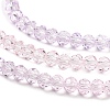 Transparent Painted Glass Beads Strands X1-DGLA-A034-T3mm-A05-4