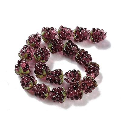 Handmade Lampwork Beads Strands LAMP-Q036-05D-1