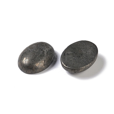 Natural Pyrite Cabochons G-B080-01A-15-1