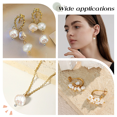 20Pcs 4 Styles Natural Cultured Freshwater Pearl Pendants PALLOY-AR00042-1