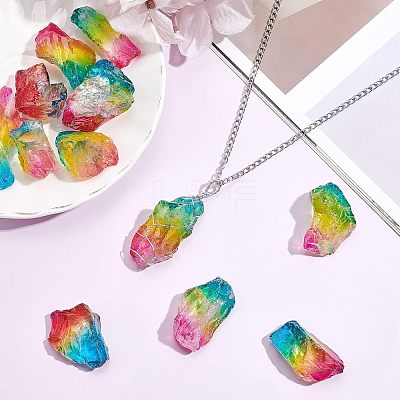 Natural Quartz Crystal Beads G-NB0001-12-1