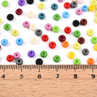 Opaque Colours Glass Seed Beads SEED-N007-07-1