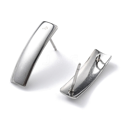 Non-Tarnish 304 Stainless Steel Stud Earring Findings STAS-L238-079P-1