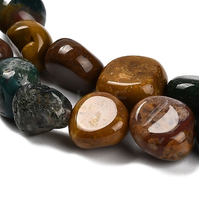 Natural Ocean Jasper Beads Strands G-P568-C06-01-1