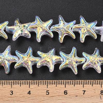 Electroplate Glass Beads Strands EGLA-P069-01A-AB08-1