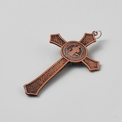 Tibetan Style Alloy Big Pendant FIND-WH0441-45R-1