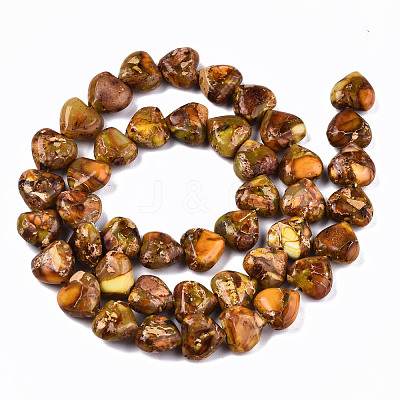 Natural Imperial Jasper Beads Strands G-S366-065A-1