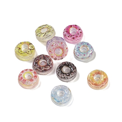 Luminous Transparent Resin Decoden Cabochons RESI-K036-12-1