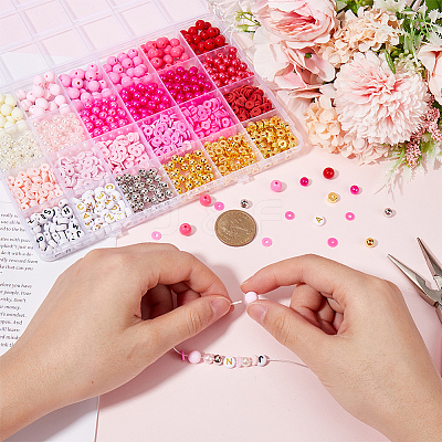 2220Pcs Handmade Polymer Clay CCB Beads Kits DIY-WH20001-56-1