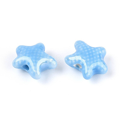 Handmade Porcelain Beads PORC-Q002-03J-01-1
