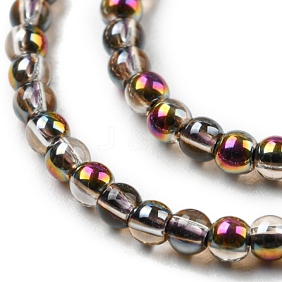 Electroplate Glass Beads Strands EGLA-K014-A-HP01-1
