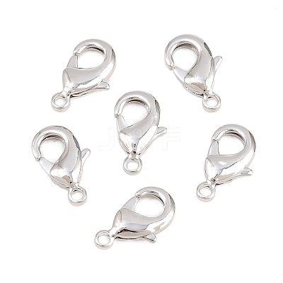 Brass Lobster Claw Clasps KK-S314-42P-1